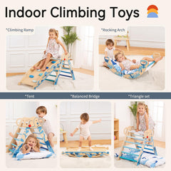 Wingyz ladder elements support progressive skill-building in a safe home gym