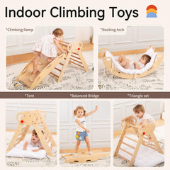 Wingyz dual-side animal decor on frame—engages visual learning during climbs