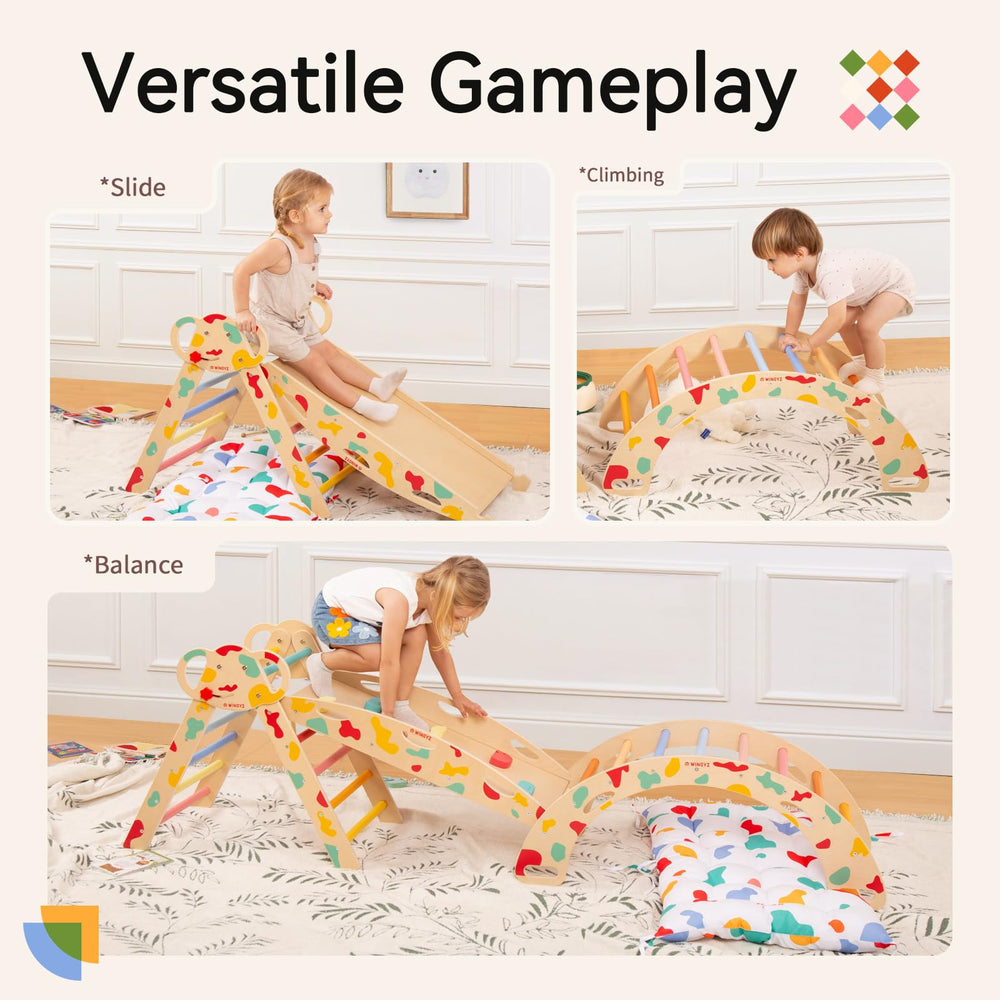 Wingyz indoor play area fits small spaces for focused imaginative climbing.