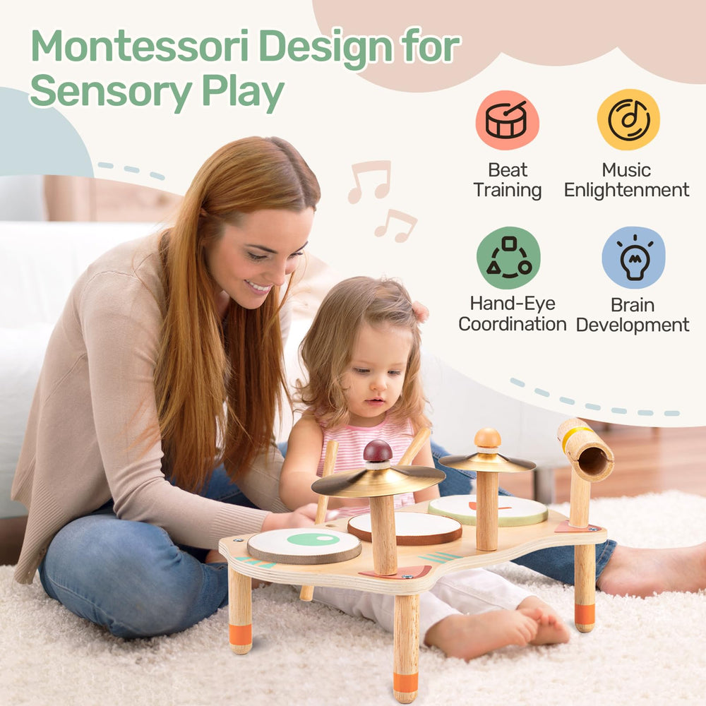 Wingyz drumsticks invite toddlers to practice beats safely.