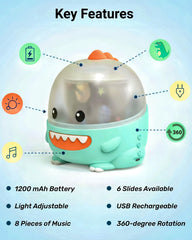 WINICE Dinosaur Projector rechargeable battery enables cordless use