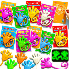 WinKingood 28-pack glow sticky hands ready for party favors