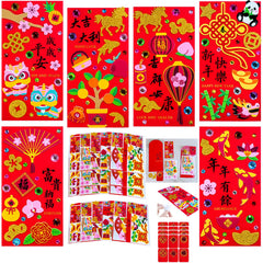 Winlyn Chinese New Year envelope kit outer packaging for easy display and gifting.