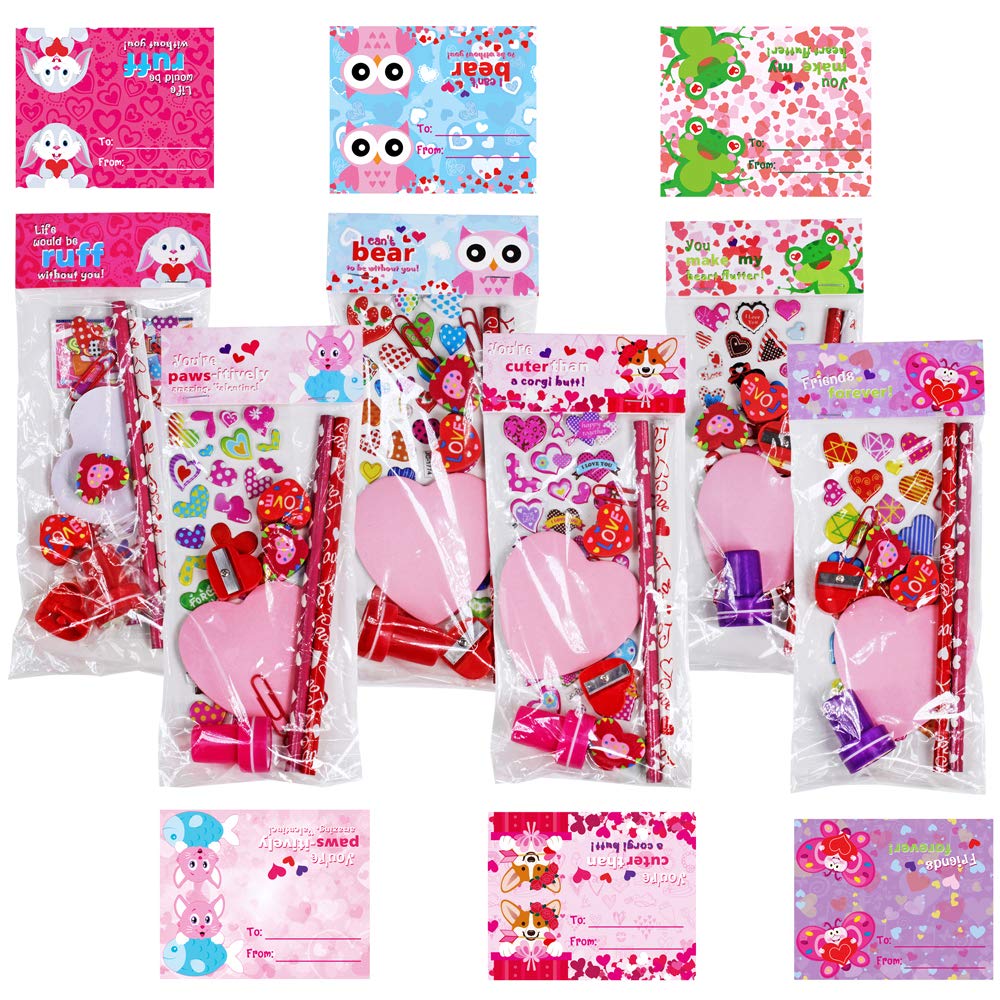 Winlyn valentines pencils add color to notes.