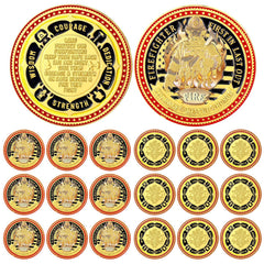 WinnerWhy firefighter coins 20-pack displayed for gifting and collection