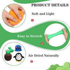 WinnerWhy soft, bendable clay shown for easy shaping by children.