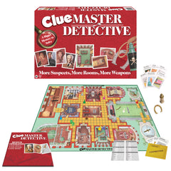 Winning Moves Clue Master Detective board—oversized layout for immersive group play.