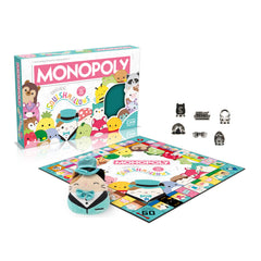 Winning Moves Monopoly Squishmallows family-night setup for group-friendly play