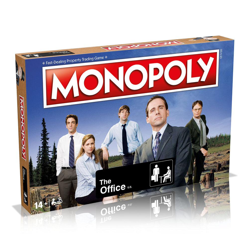 Winning Moves The Office Monopoly board game, themed spaces for immersive family game nights.