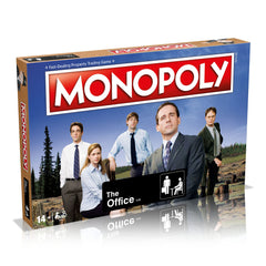 Winning Moves The Office Monopoly board game, themed spaces for immersive family game nights.