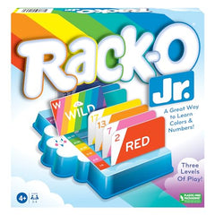 Winning Moves Rack-O Jr color-coded cards used for sequencing and matching