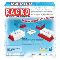 Winning Moves Rack-O retro in-play scene showing quick strategy and fun