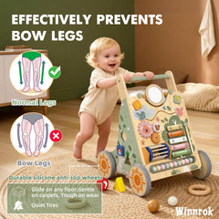 Winnrok walker at 18-9 inches height supports early standing