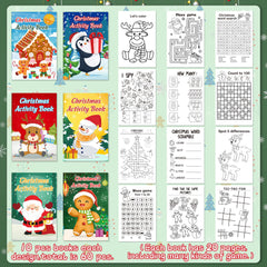 Winrain compact 5.9x3.98 inch holiday book for on-the-go activities.
