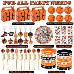 Winrayk basketball stickers and decor enhance party visuals