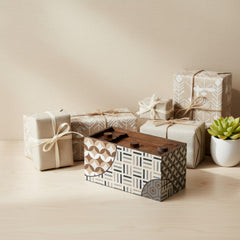 Winshare Enigma Decode Puzzle Box dimensions 6.25 by 3.1 by 3 inches.