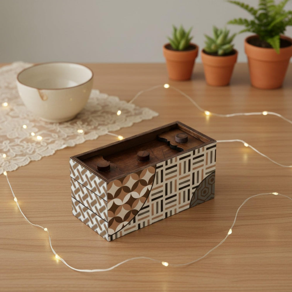 Winshare Enigma Decode Puzzle Box gift-ready presentation.