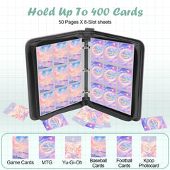 Winsing 400 pocket capacity keeps cards organized and protected