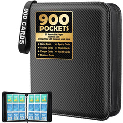 Winsing Card Binder outer cover in pink and blue shows durable, waterproof protection for cards.