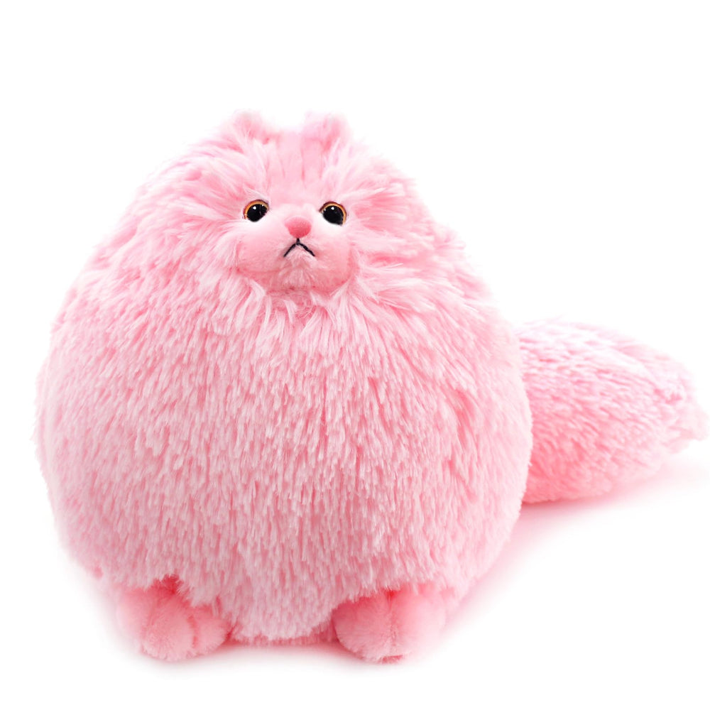 Winsterch pink cat plush body close-up highlighting soft, huggable fabric for kids.