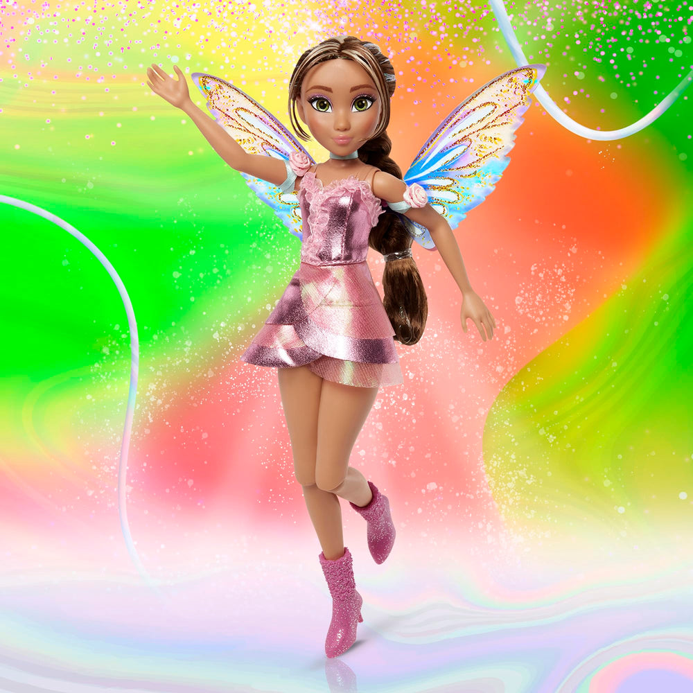 Flora Fairy Doll glitter boots add sparkle to adventures