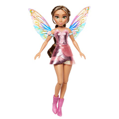 Flora Fairy Doll wings shimmer with glitter details