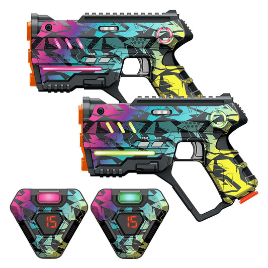 Winyea Tag laser tag set with two guns and two vests for play