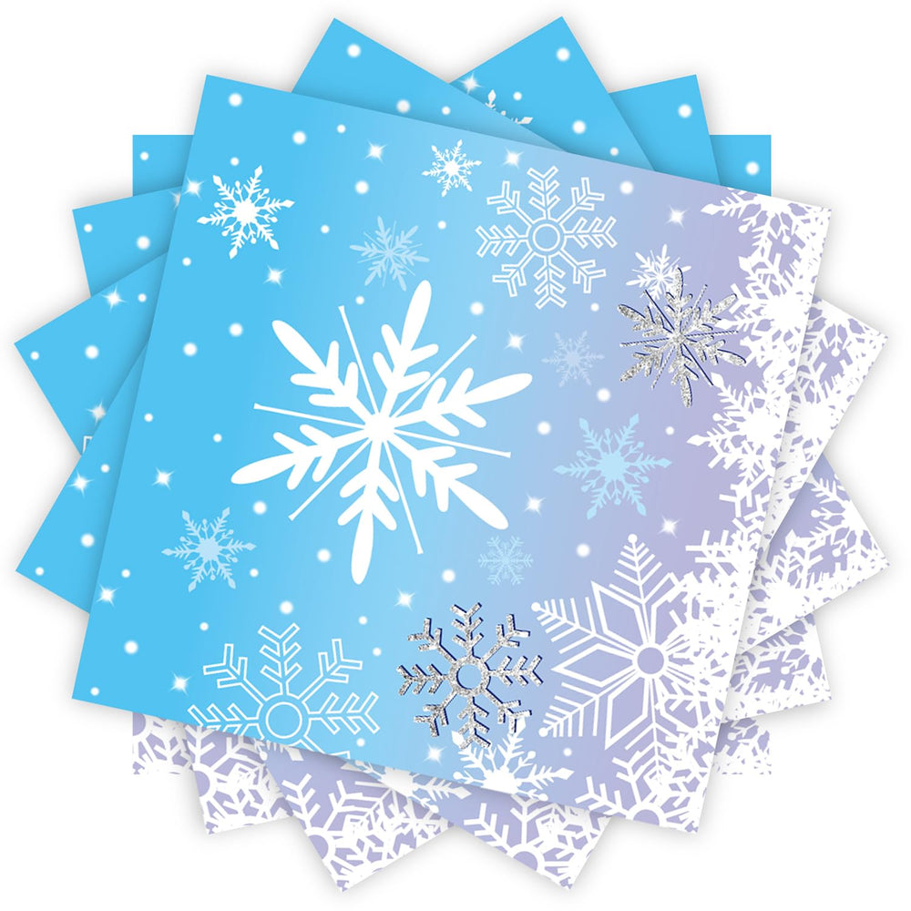 WIQEDOHA close-up of snowflake pattern, premium texture for party decor