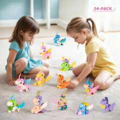 Imaginative play with Wisdom Castle unicorn sets