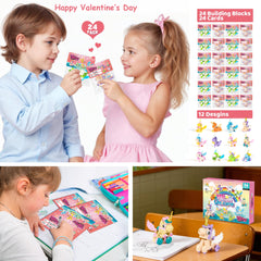 Valentine card included with Wisdom Castle unicorn gift