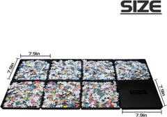 Wishdiam blue-white mix sorter trays aid color separation for faster assembly