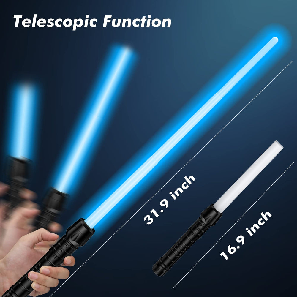 Witmur soft plastic light sabers are safe and durable for kids' battles