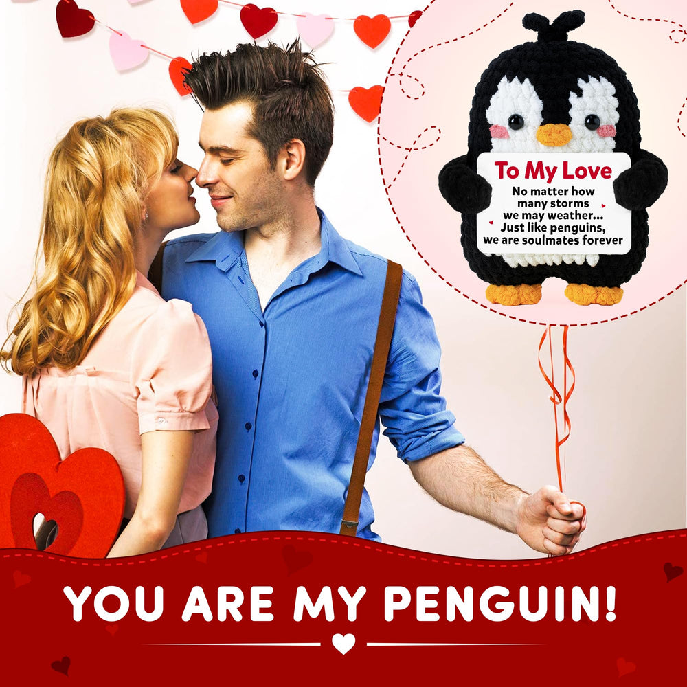 WITTSPOT penguin compact plush easy to display and share
