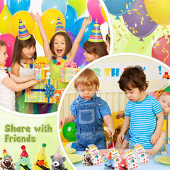 Wiwiqing party gifts collection; colorful plush accents spark festive mood