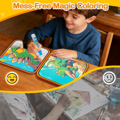 WixbFyn Dinosaur Characters—cute scenes spark imagination during coloring