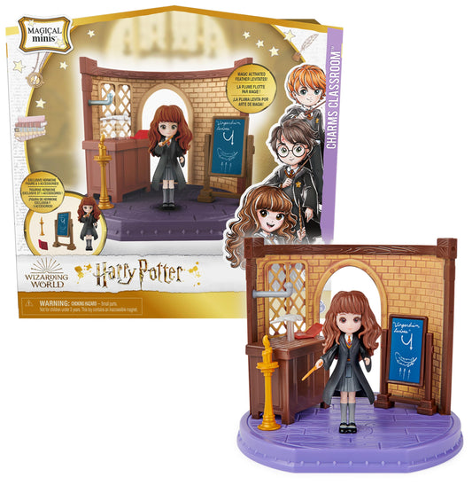 Wizarding World Charms Classroom playset ready for imaginative spell adventures.