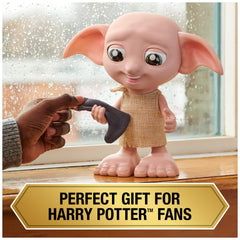 Wizarding World Dobby stands 8.5 inches tall for collectible display.