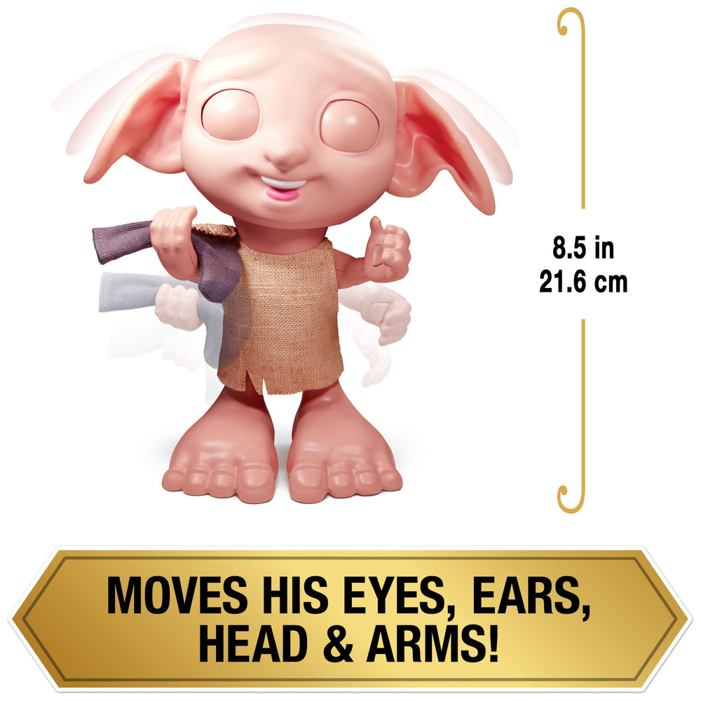 Wizarding World Dobby speaks over 30 sounds from the films for immersion.