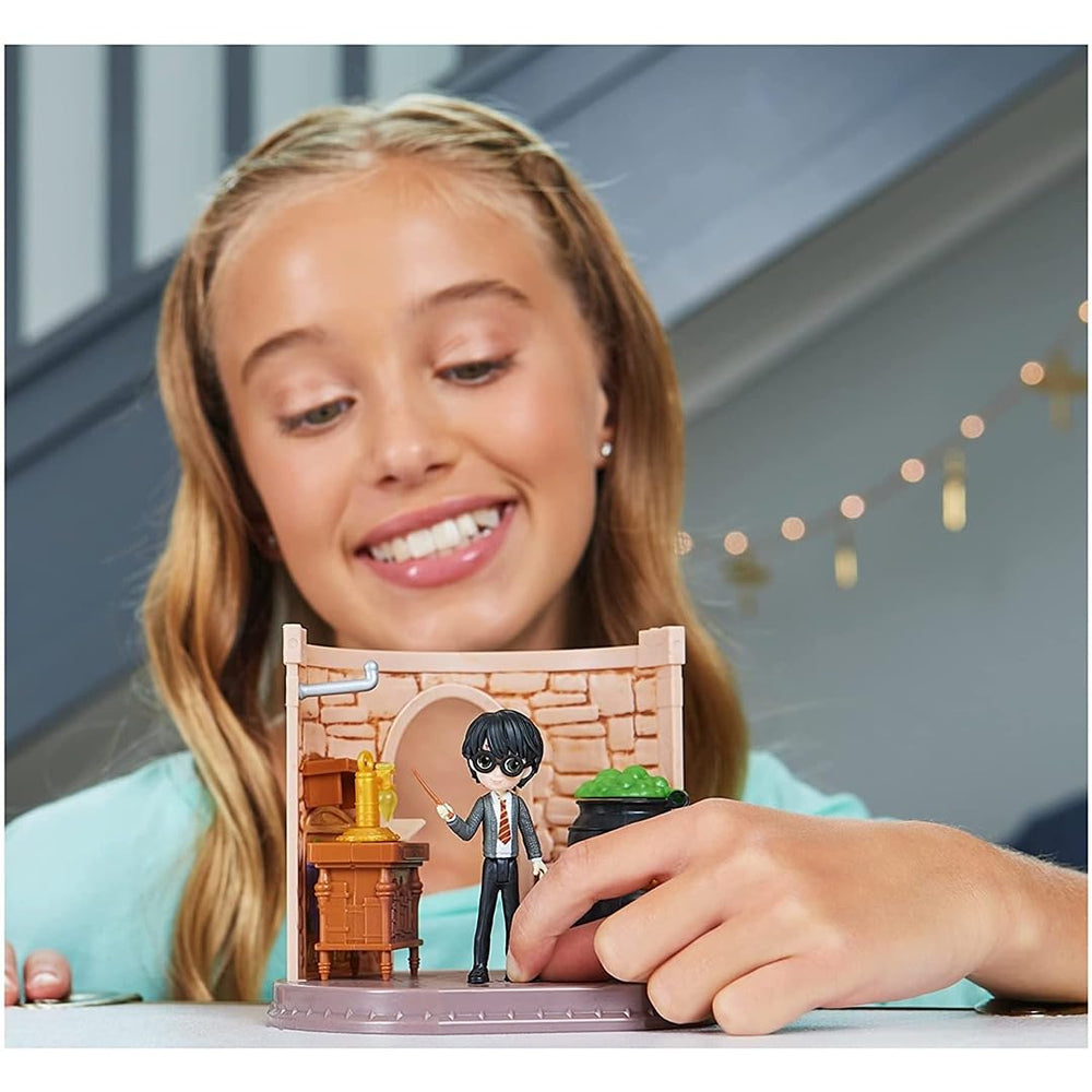 Wizarding World exclusive Harry Potter figure and accessories spark storytelling in the Potions Classroom.