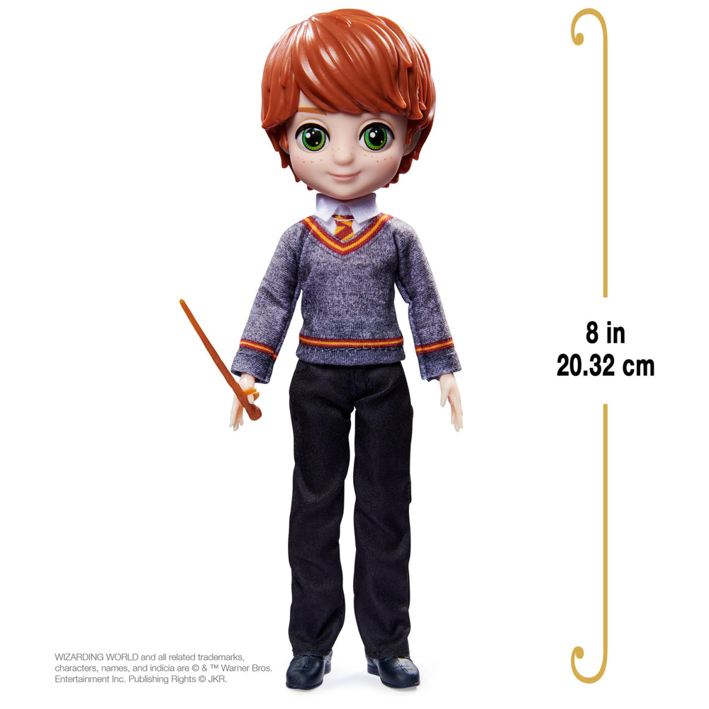 Wizarding World Ron Weasley doll articulation for dynamic posing.