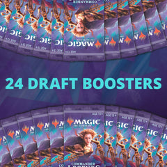 The box packs 24 boosters for easy 8-player free-for-all drafts.