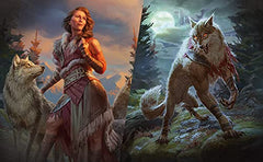 Wizards of the Coast Magic Innistrad Midnight Hunt Harvesttide artwork featured to evoke gothic atmosphere.