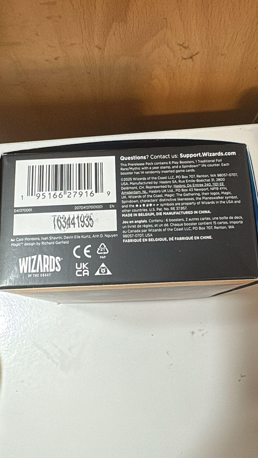 Wizards of the Coast MTG Prerelease Aetherdrift pack contents view, quick glimpse of rares and boosters.