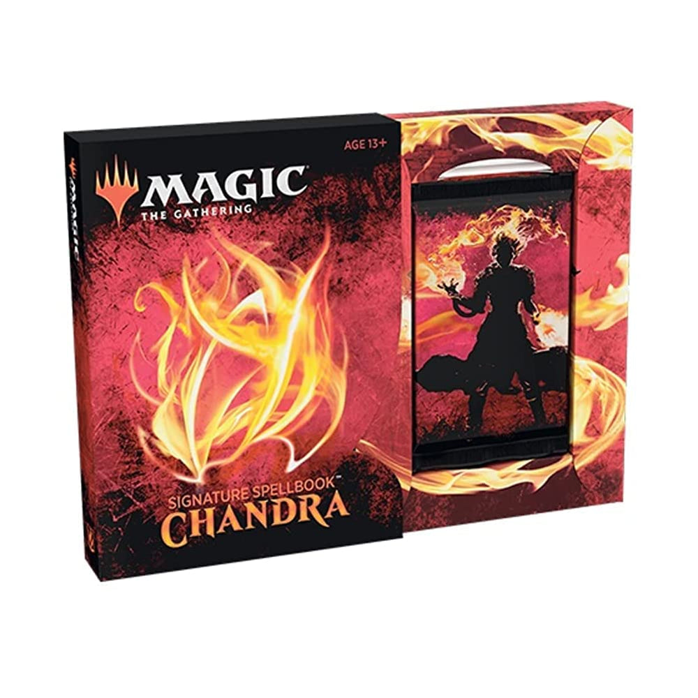 Wizards of the Coast MTG Signature Spellbook Chandra cover art for display