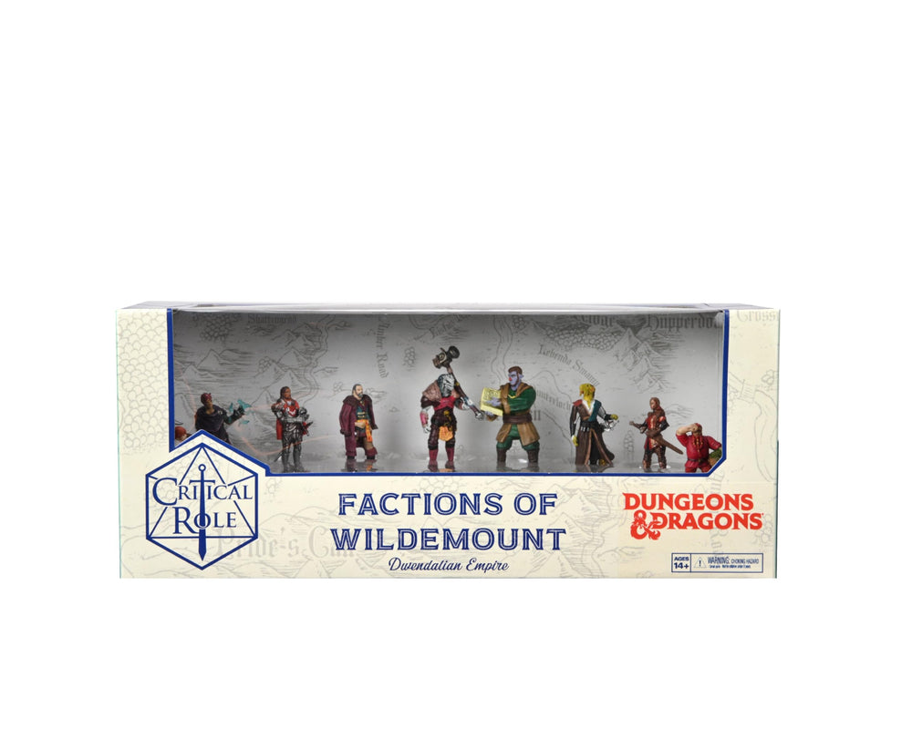 WizKids Critical Role cover art with detailed figures for immersive gameplay.