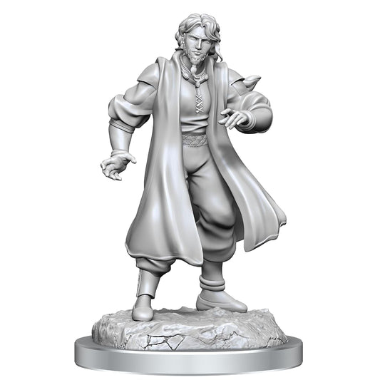 WizKids Critical Role sorcerer merchant miniature ready for painting and display