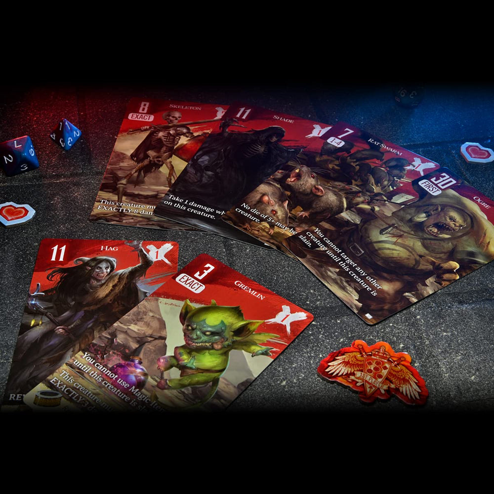 WizKids Dice Conquest first player token marking turn order