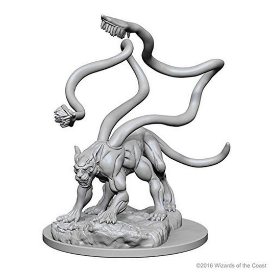 WizKids Displacer Beast miniature front view, highly detailed for painting