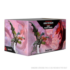 WizKids Dracohydra rear view: dramatic silhouette for dynamic tabletop display.