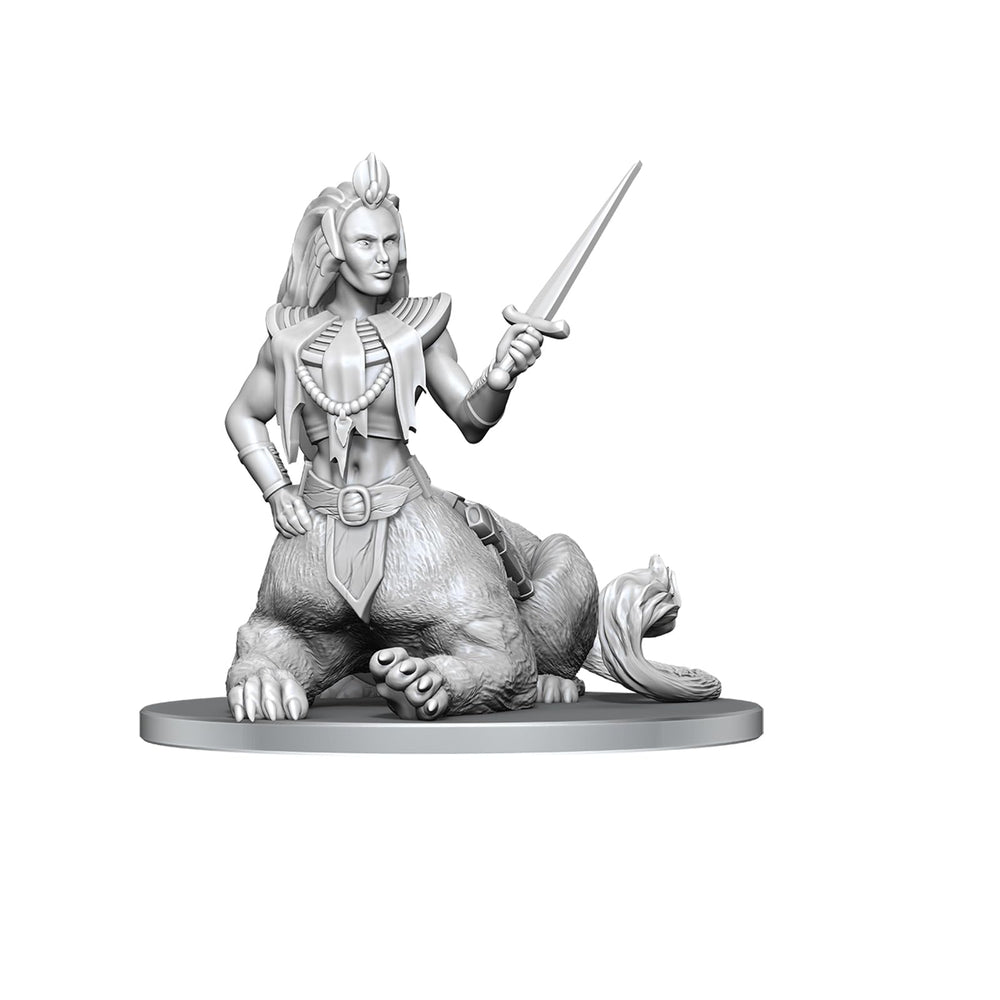 WizKids Lamia Nolzur’s miniature figure, Wave 26, ready for painting and display.